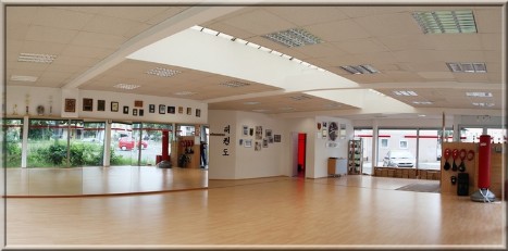 Taekwon-Do-Schule Innenansicht taekwondo-center inside